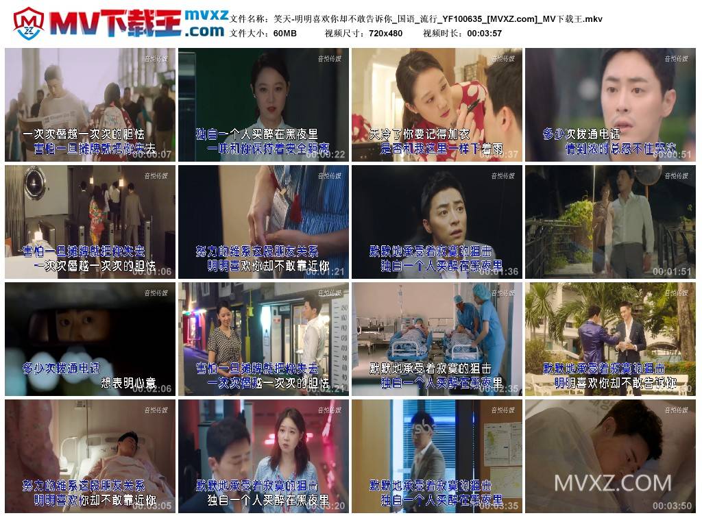 笑天-明明喜欢你却不敢告诉你_国语_流行_YF100635